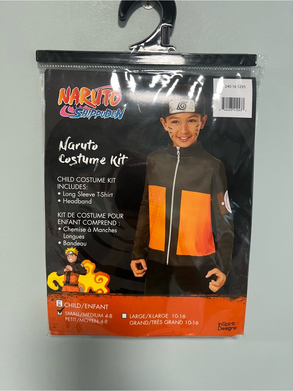 NEW Naruto Halloween Costume S/M (4-8)